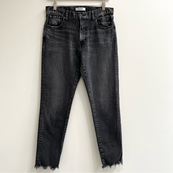 Moussy High Rise Jeans in Black - Picture 2 of 12